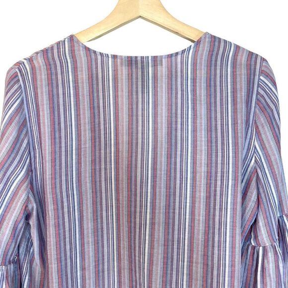 BCBGMAXAZRIA Striped Boho Top - Picture 7 of 8